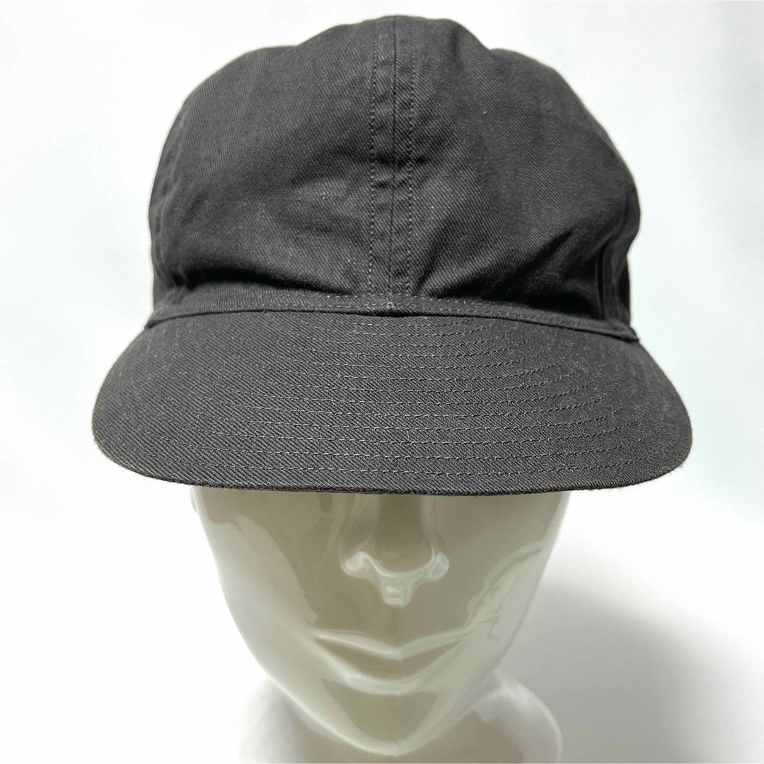 COMESANDGOES(カムズアンドゴーズ)の【美品】COMESANDGOES 日本製ツイル6パネルキャップ レザーストラップ メンズの帽子(キャップ)の商品写真