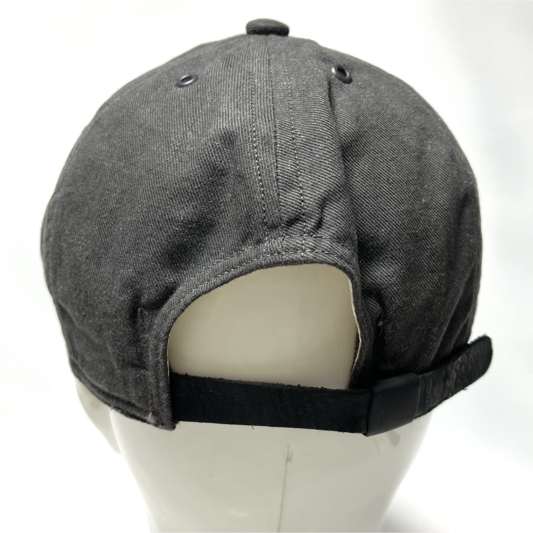 COMESANDGOES(カムズアンドゴーズ)の【美品】COMESANDGOES 日本製ツイル6パネルキャップ レザーストラップ メンズの帽子(キャップ)の商品写真