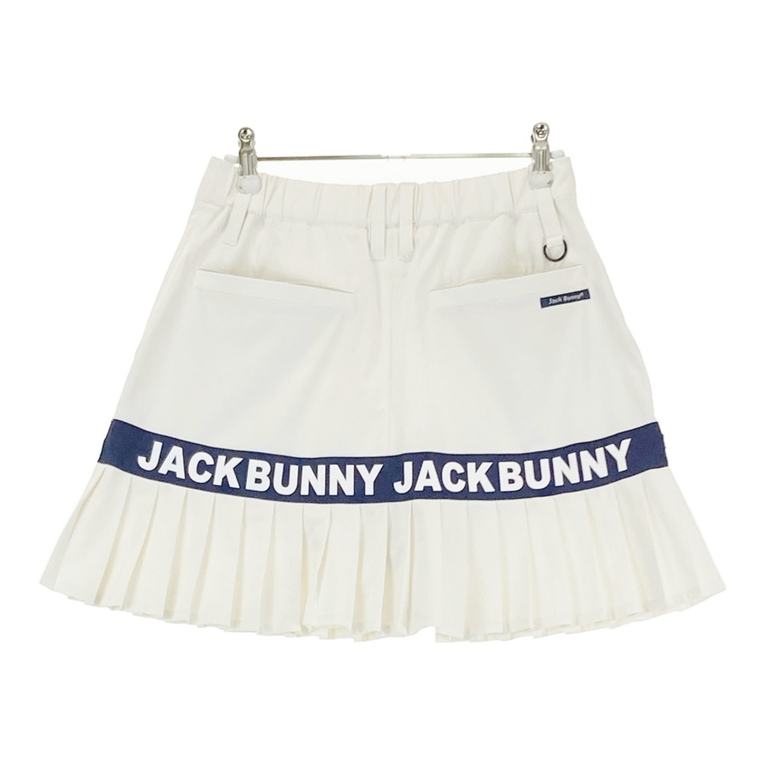サイズ：1 JACK BUNNY ジャックバニー  インナー付 プリーツスカート  ホワイト系 [240101494766] ゴルフウェア レディース ストスト スポーツ/アウトドアのゴルフ(ウエア)の商品写真