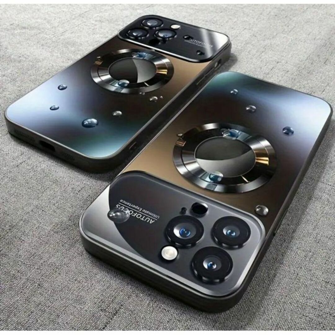 iphone14proケース カーバー 　ワイヤレス充電　ブラック2 スマホ/家電/カメラのスマホアクセサリー(その他)の商品写真