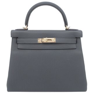 エルメス(HERMES)のエルメス HERMES 2WAYバッグ ケリー28 内縫い トリヨンクレマンス グリミスティ ゴールド金具 新品 未使用 ショルダー W刻印（2024年製） 【箱】【中古】(ハンドバッグ)