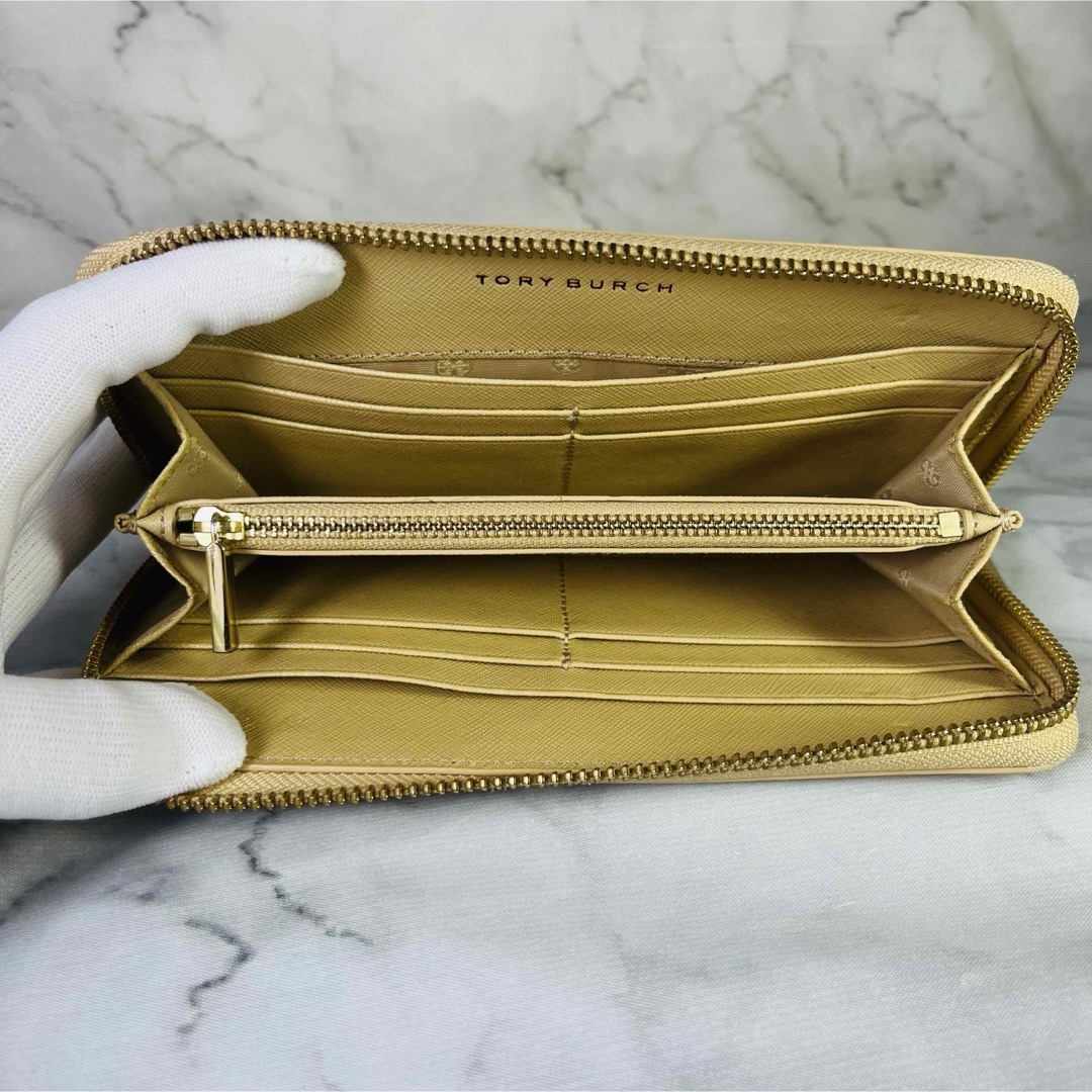 Tory Burch(トリーバーチ)のTORY　BURCH　トリバーチ　長財布　ラウンドファスナー　ゴールドロゴ メンズのファッション小物(長財布)の商品写真