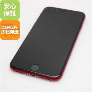 アイフォーン(iPhone)の超美品 SIMフリー iPhone SE3 第3世代 64GB プロダクトレッド M444(スマートフォン本体)