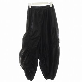 ナゴンスタンス 23AW タスランウェザーアシンメバルーンSK M 黒(ロングスカート)