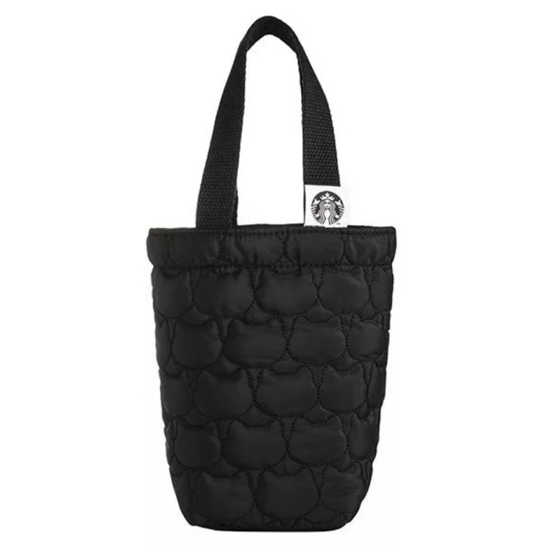Starbucks Coffee(スターバックスコーヒー)の台湾 スターバックス ハロウィン タンブラー バッグ ドリンクバッグ 黒猫 レディースのバッグ(トートバッグ)の商品写真