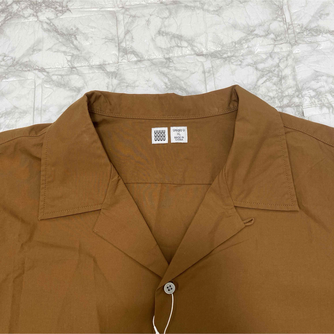 UNIQLO(ユニクロ)の【新品】UNIQLO U／ユニクロユー オープンカラーシャツ(長袖) メンズXL メンズのトップス(シャツ)の商品写真
