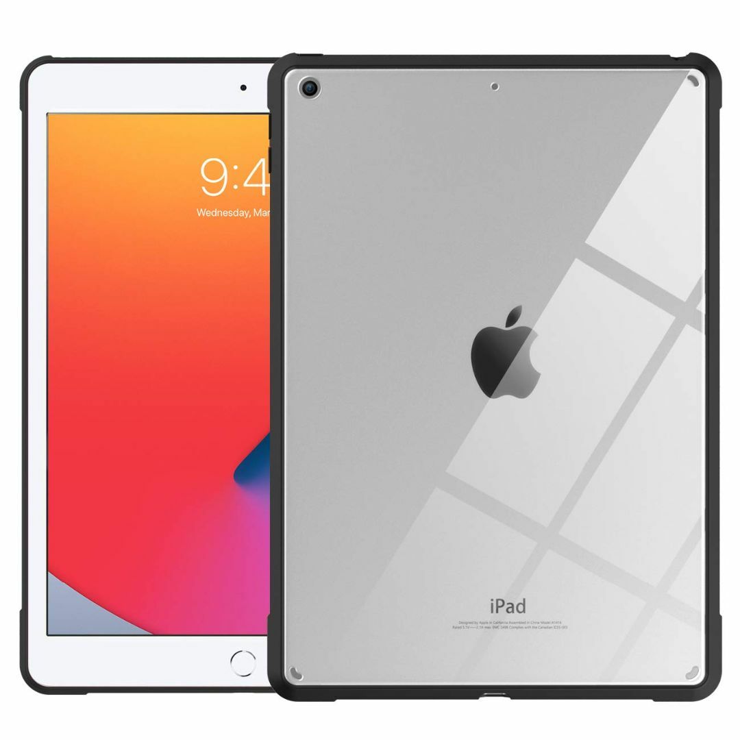 【色:ブラック】iPad 9世代 ケース iPad 9 ケース 2021 iPa スマホ/家電/カメラのPC/タブレット(タブレット)の商品写真