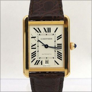 カルティエ(Cartier)のCartier / カルティエ ◆タンクソロXL メンズ 腕時計 オートマティック K18PG Au750 自動巻 W5200026 【メンズ/MEN/男性/ボーイズ/紳士】【腕時計/ウォッチ/Watch】 【自動巻】 ブランド【中古】 [0220526950](腕時計(アナログ))