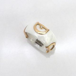 イーエーピー(e.a.p)のDAMIANI / ダミアーニ ◆Dアイコン K18PG セラミック 1Pダイヤ リング 約11号 【リング/指輪/アクセサリー】 ブランド【中古】 [0220527407](リング(指輪))