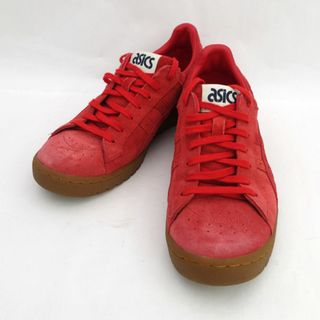アシックスショウジ(asics)のASICS / アシックス ◆GEL-PTG/ポイントゲッター/スニーカー/スウェード/レッド/27cm 1193A021 【メンズ/MEN/男性/ボーイズ/紳士】【靴/クツ/シューズ/SHOES】 メンズファッション【中古】 [0220528265](スニーカー)