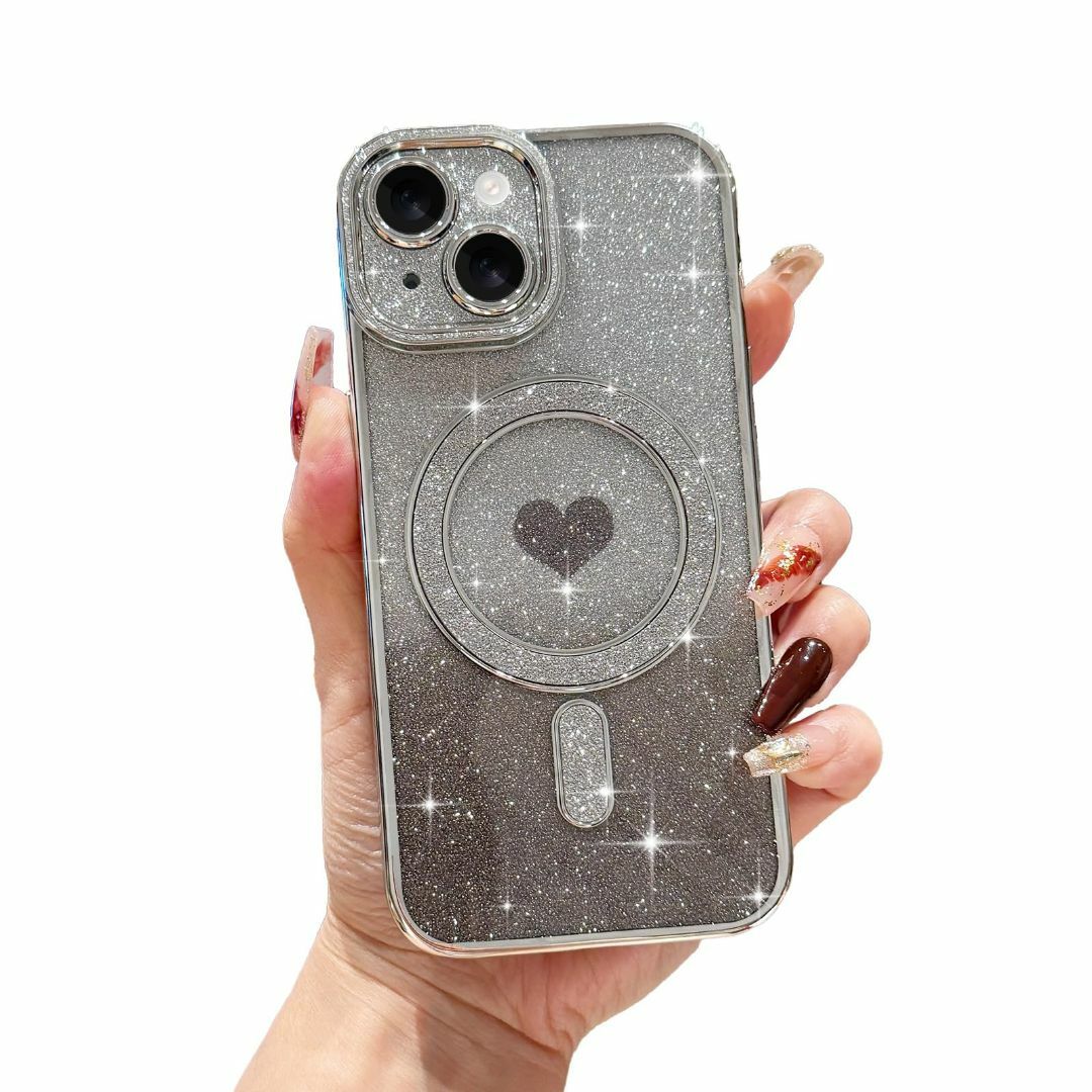 【カバー】Lafunda iPhone 15用 ケース Magsafe対応 キラ スマホ/家電/カメラのスマホアクセサリー(その他)の商品写真