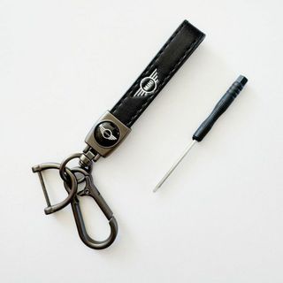 ミニ　MINI　キーホルダー おしゃれ pu革 3D レザー2