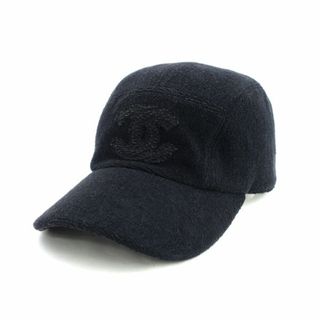 シャネル(CHANEL)のCHANEL / シャネル ◆ココマーク キャップ パイル サイズM ブラック 【レディース/ガールズ/LADY/女性/婦人】【帽子/ぼうし/ハット/キャップ/帽】 ブランド【中古】 [0220529978](キャップ)