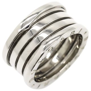 ブルガリ(BVLGARI)のブルガリ BVLGARI リング 指輪 ビーゼロワン B-zero1 3バンドリング  K18WG ホワイトゴールド #55(JP15) 750 18金 15号【中古】(リング(指輪))
