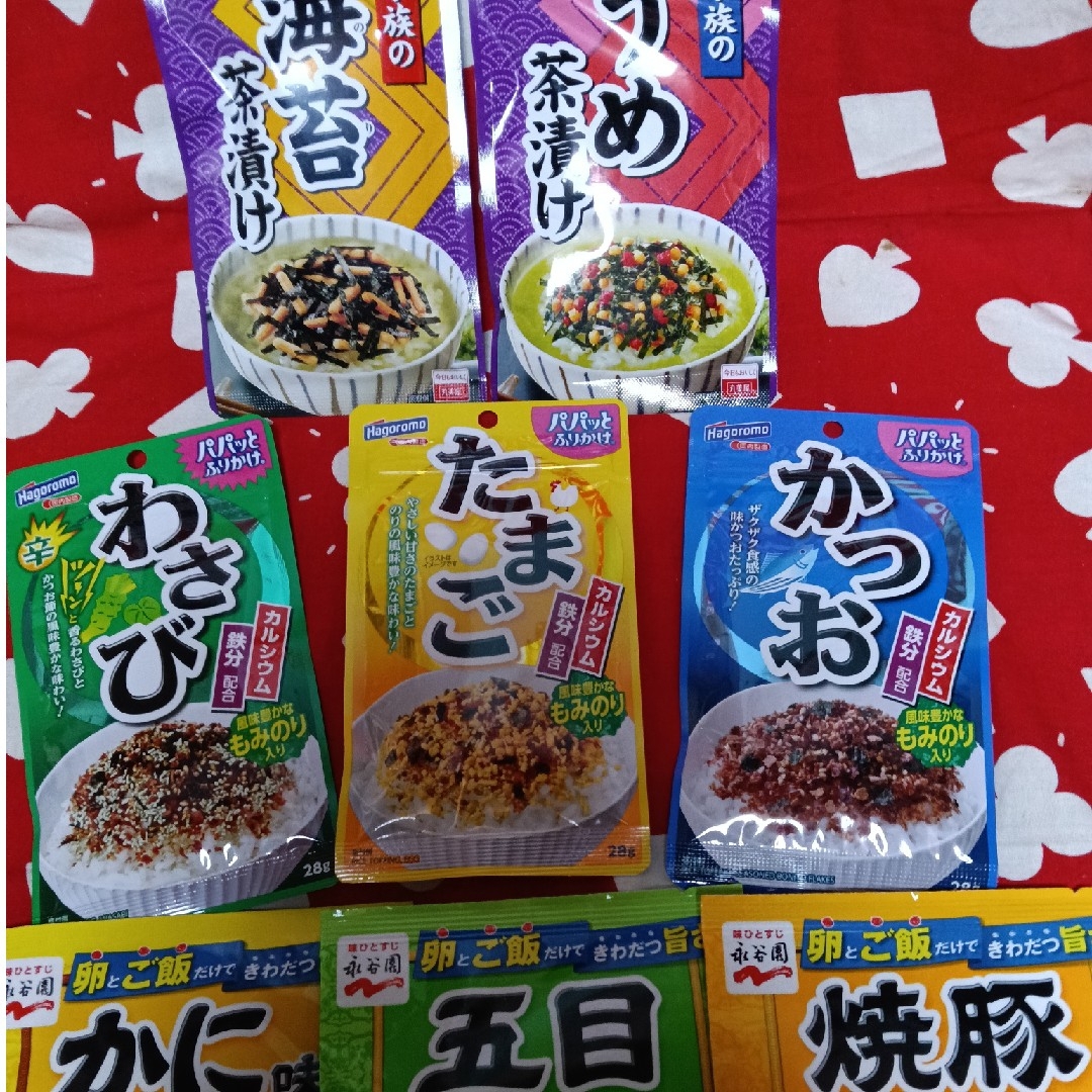 💥ごはんがあればOKです。　茶漬け・ふりかけ・チャーハンの素　８点　 食品/飲料/酒の食品(その他)の商品写真