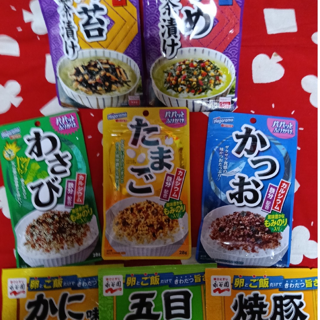 💥ごはんがあればOKです。　茶漬け・ふりかけ・チャーハンの素　８点　 食品/飲料/酒の食品(その他)の商品写真