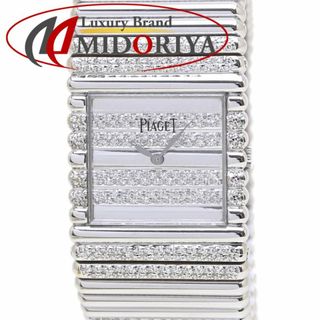 ピアジェ(PIAGET)のPIAGET ピアジェ トラディション スクエア 9131C151 ダイヤモンド【メーカーオーバーホール済】K18WG ホワイトゴールド メンズ /40015【中古】【腕時計】(腕時計(アナログ))