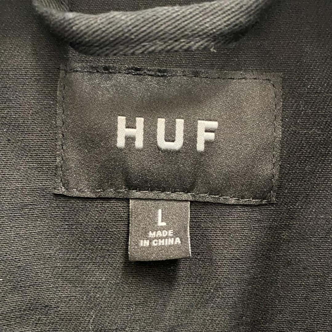 HUF(ハフ)の【中古】HUF×STAX ジャケット サイズL ブラック ハフ×スタックス[17][240017710650] メンズのジャケット/アウター(その他)の商品写真