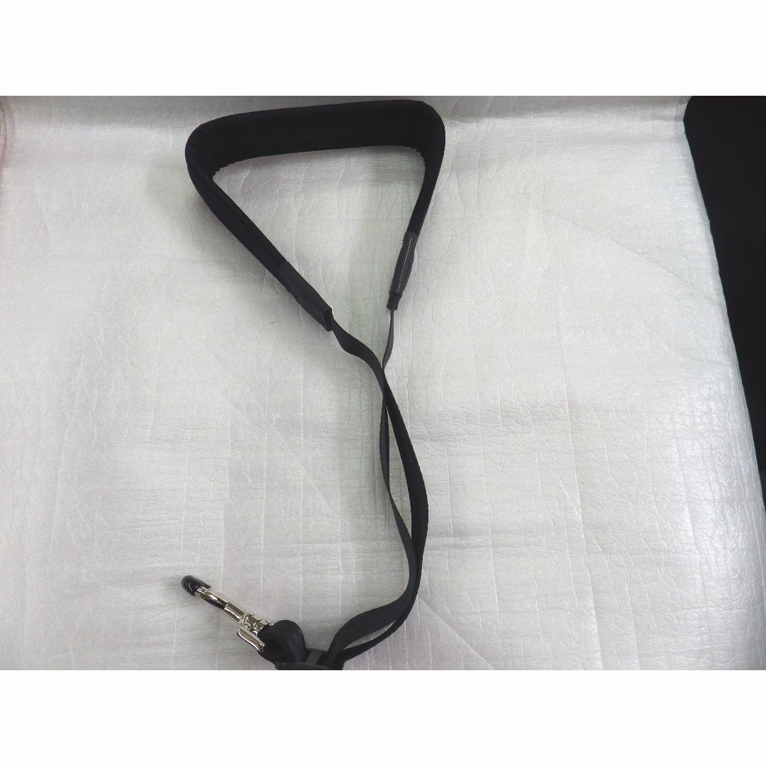 サックスストラップ　ネックストラップ　SXS-24　ロック付き　ブラック 楽器の管楽器(サックス)の商品写真
