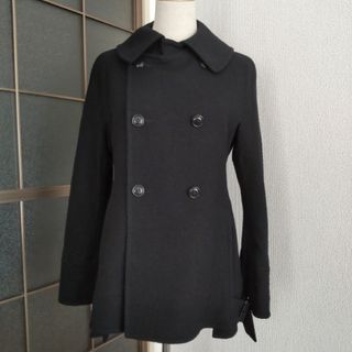 ヨウジヤマモト(Yohji Yamamoto)の★ヨウジヤマモト+ノアール★ウール ショート トッパー コート(ピーコート)