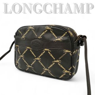 ロンシャン(LONGCHAMP)のLONGCHAM ショルダーバッグ ポシェット ホース柄 斜め掛け ヴィンテージ(ショルダーバッグ)