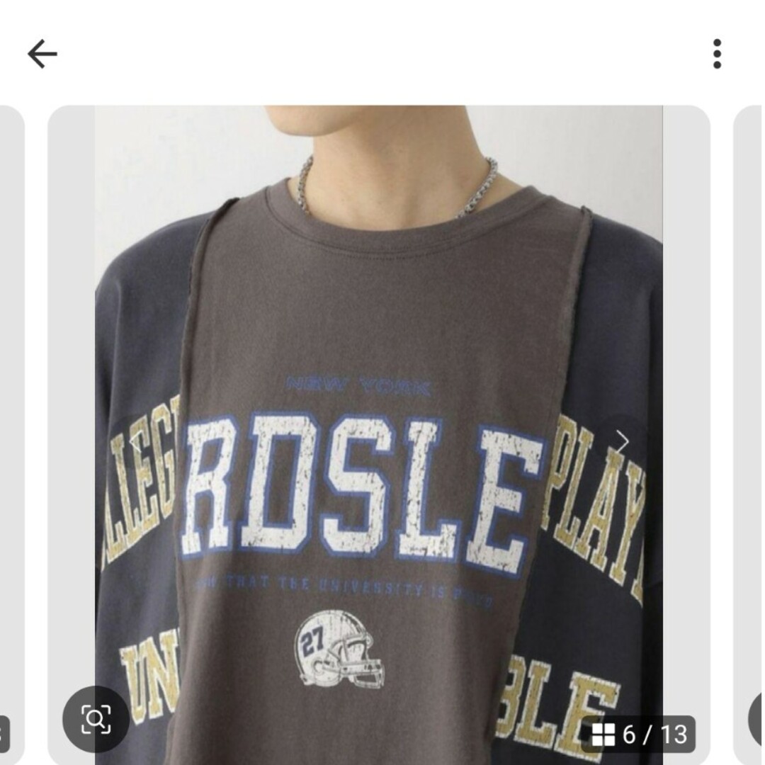 LEPSIM(レプシィム)のレプシィム★リメイク風ワイドT レディースのトップス(Tシャツ(半袖/袖なし))の商品写真