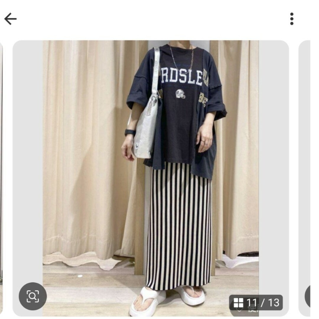 LEPSIM(レプシィム)のレプシィム★リメイク風ワイドT レディースのトップス(Tシャツ(半袖/袖なし))の商品写真