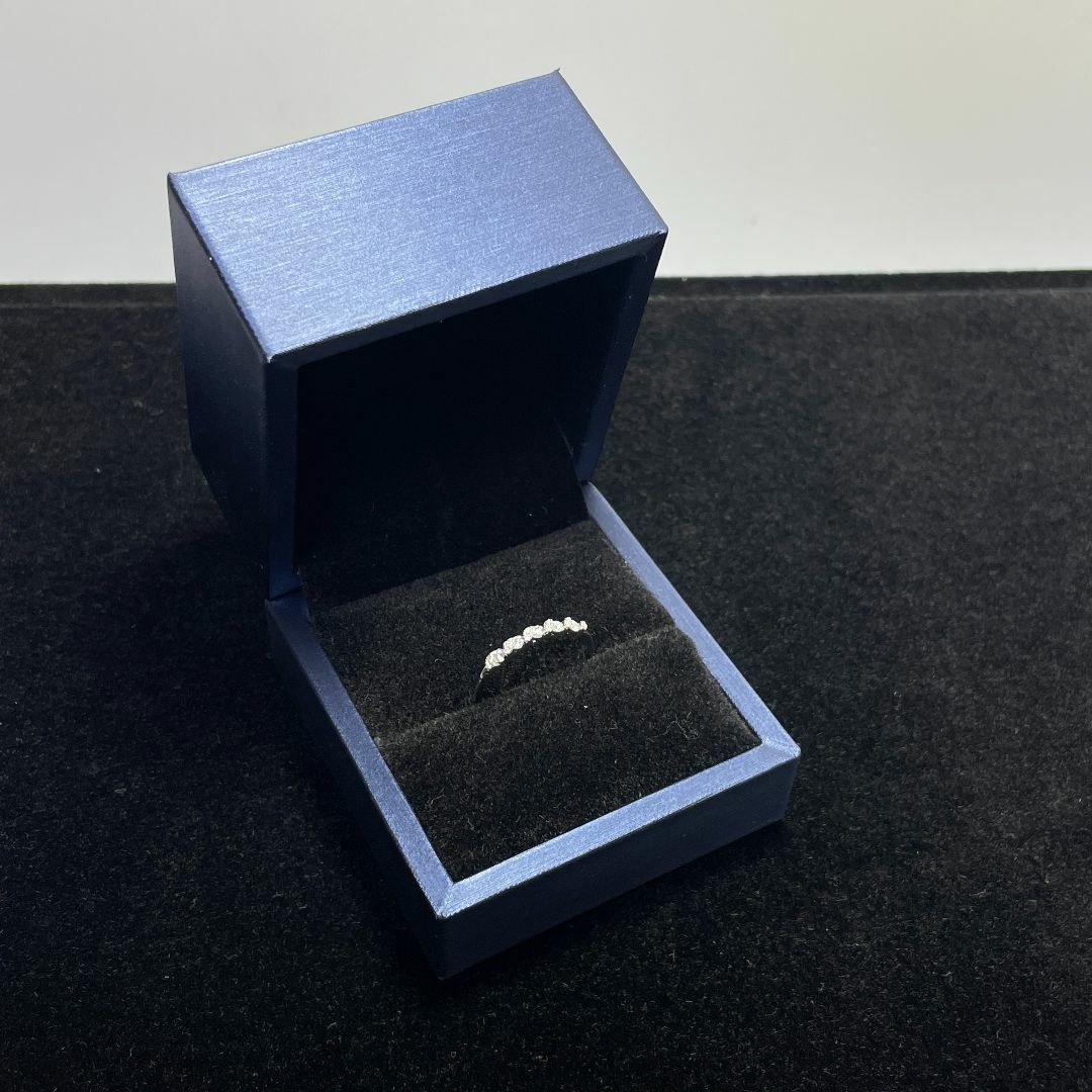 モアサナイト リング　ウェーブ リング レディースのアクセサリー(リング(指輪))の商品写真