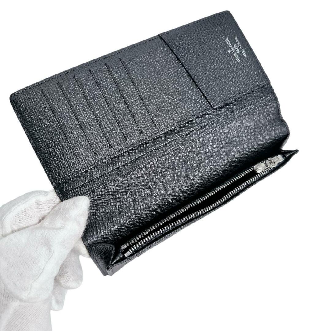 LOUIS VUITTON(ルイヴィトン)のルイヴィトン N62665 長財布 ブラック×グレー  LOUIS VUITTON ポルトフォイユ・ブラザ ダミエグラフィット メンズのファッション小物(長財布)の商品写真