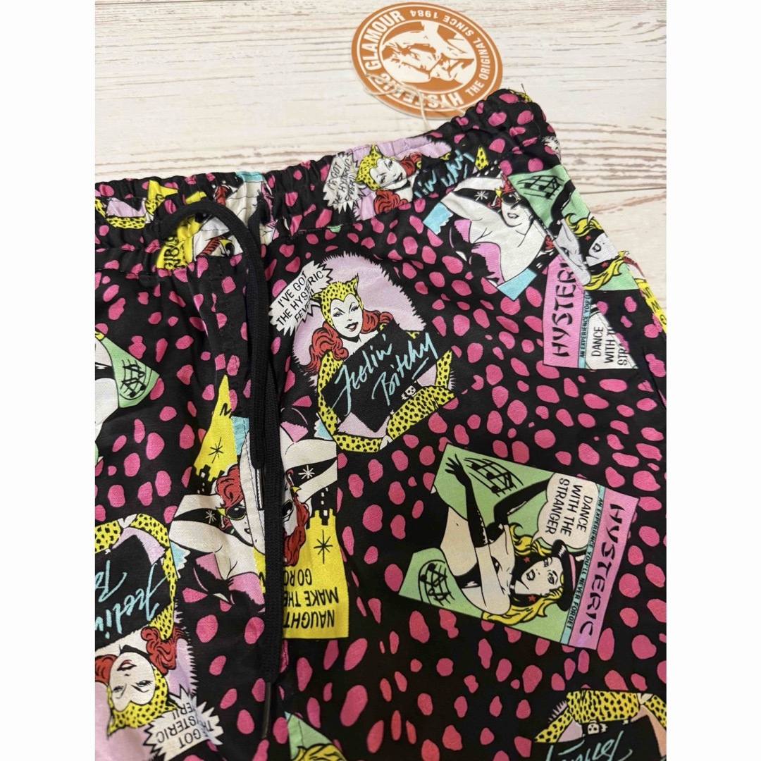 HYSTERIC GLAMOUR(ヒステリックグラマー)のヒステリックグラマー　グラフィックパンツタグ付きsize S レディースのパンツ(カジュアルパンツ)の商品写真