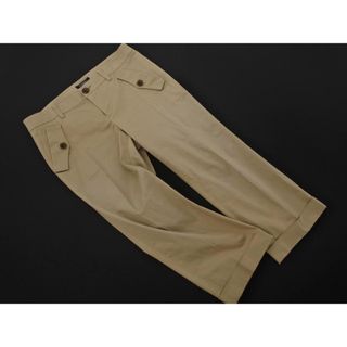 バーバリー(BURBERRY)のBURBERRY バーバリー クロップド パンツ size40/ベージュ ■◇ レディース(クロップドパンツ)