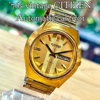 シチズン(CITIZEN)の1976年製造 シチズン オートマチック メンズウォッチ OH済(腕時計(アナログ))