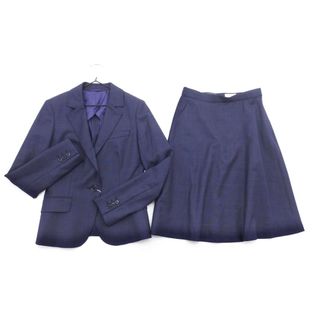 スーツカンパニー(THE SUIT COMPANY)の新品 THE SUIT COMPANY スーツカンパニー セットアップ ジャケット スカート スーツ sizeジャケット36 スカート38/濃紺 ■◇ レディース(スーツ)