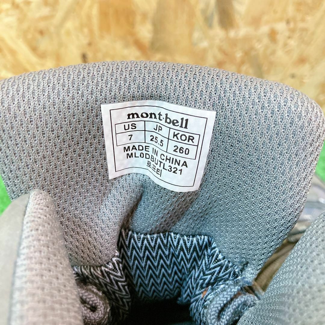 mont-bell モンベル　トレッキングシューズ　25.5cm グレー スポーツ/アウトドアのアウトドア(その他)の商品写真
