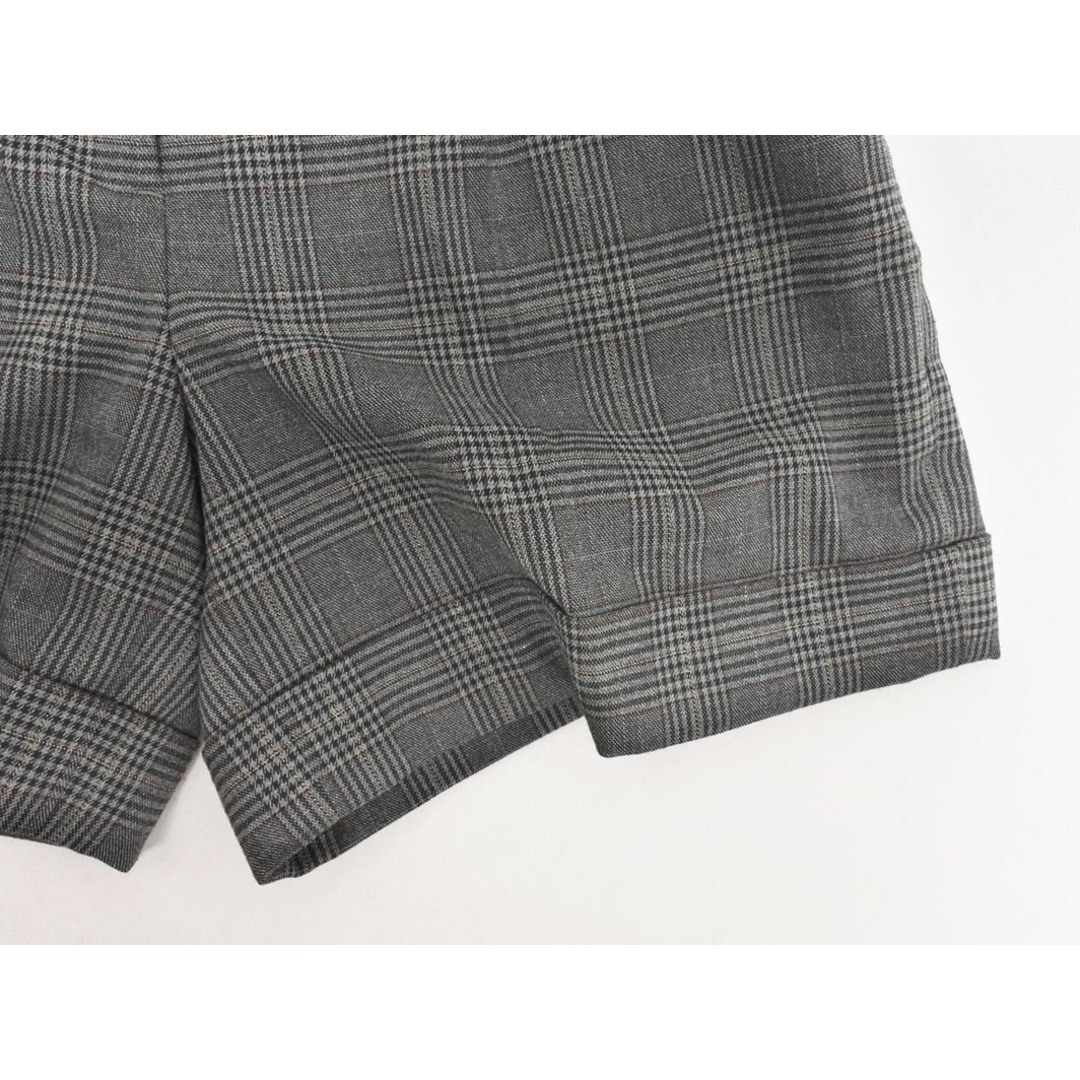 MACKINTOSH PHILOSOPHY(マッキントッシュフィロソフィー)のMACKINTOSH PHILOSOPHY マッキントッシュフィロソフィー チェック ショート パンツ size36/グレー ■◆ レディース レディースのパンツ(ショートパンツ)の商品写真
