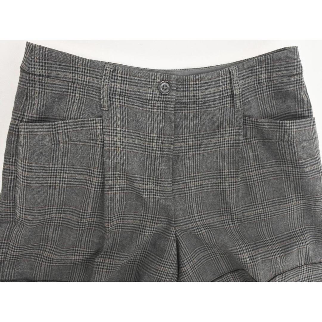 MACKINTOSH PHILOSOPHY(マッキントッシュフィロソフィー)のMACKINTOSH PHILOSOPHY マッキントッシュフィロソフィー チェック ショート パンツ size36/グレー ■◆ レディース レディースのパンツ(ショートパンツ)の商品写真