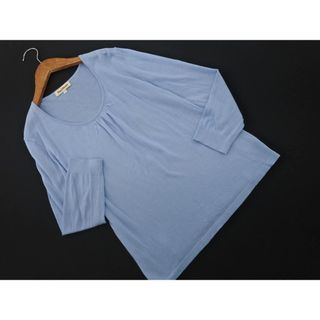 ポールスチュアート(Paul Stuart)のPAUL STUART ポールスチュアート シルク混 ニット セーター size6/水色 ■◇ レディース(ニット/セーター)