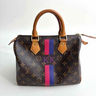 ルイヴィトン(LOUIS VUITTON)のルイヴィトン　スピーディー25 モノグラム　イニシャル　ロゴ(ハンドバッグ)