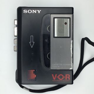 ソニー(SONY)のSONY TCM-18 カセットコーダー ブラック テープレコーダー ソニー(ポータブルプレーヤー)