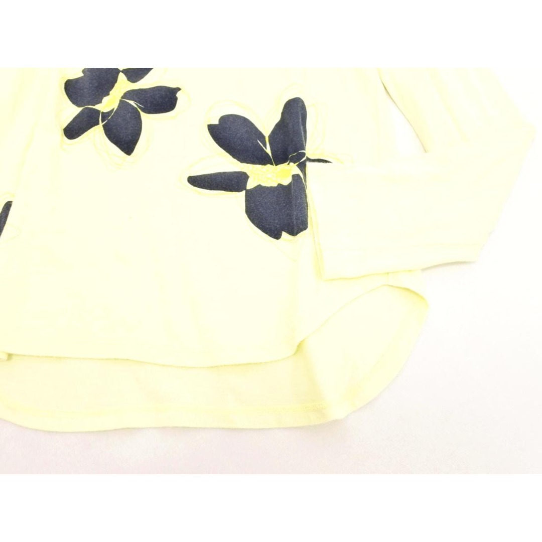 EVEX by KRIZIA エヴェックスバイクリツィア 花柄 カットソー size40/黄 ■◇ レディース レディースのトップス(カットソー(長袖/七分))の商品写真
