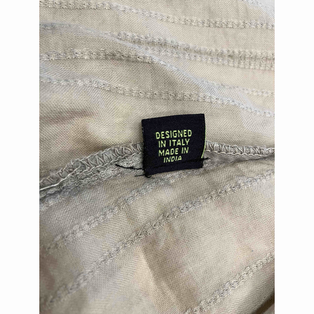 イタリア購入　ブラウス　カーキ レディースのトップス(シャツ/ブラウス(長袖/七分))の商品写真