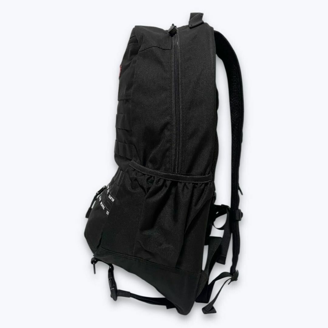MILKFED.(ミルクフェド)のミルクフェド milkfed. リュック バックパック 黒 赤 BOXロゴ レディースのバッグ(リュック/バックパック)の商品写真