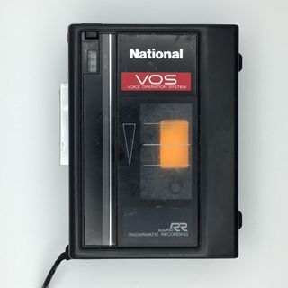 National RQ-330 カセットレコーダー ブラック ナショナル (ポータブルプレーヤー)