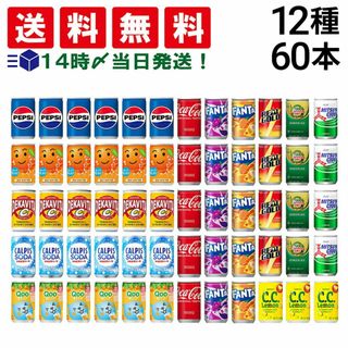 【 送料無料 あす楽 】 2ケース セット 炭酸飲料 缶ジュース ミニ缶 160ml 12種 合計60本 飲み比べ 詰め合わせ アソート まとめ買い 飲みくらべ 差し入れ つめあわせ 炭酸ジュース(ソフトドリンク)