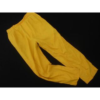 BEAUTY & YOUTH ビューティ&ユース ユナイテッドアローズ タック カラー テーパード パンツ sizeM/黄 ■◇ レディース