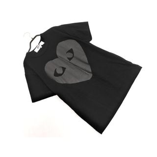 コムデギャルソン(COMME des GARCONS)のPLAY COMME des GARCONS プレイ コムデギャルソン AZ-T190 ハート Tシャツ sizeM/黒 ■◆ メンズ(Tシャツ/カットソー(半袖/袖なし))