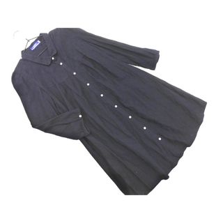 バーバリー(BURBERRY)のBURBERRY バーバリー BLUE LABEL ブルーレーベル チェック シャツ チュニック ワンピース size38/濃紺 ■◇ レディース(ミニワンピース)