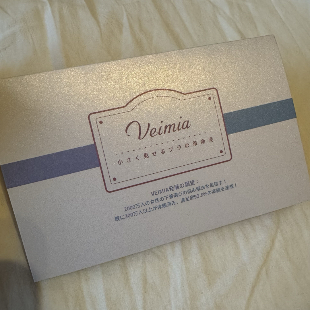 veimia  ヴェーミア≫胸を小さく見せるブラ≫ノンワイヤーブラ　F70 レディースの下着/アンダーウェア(ブラ)の商品写真