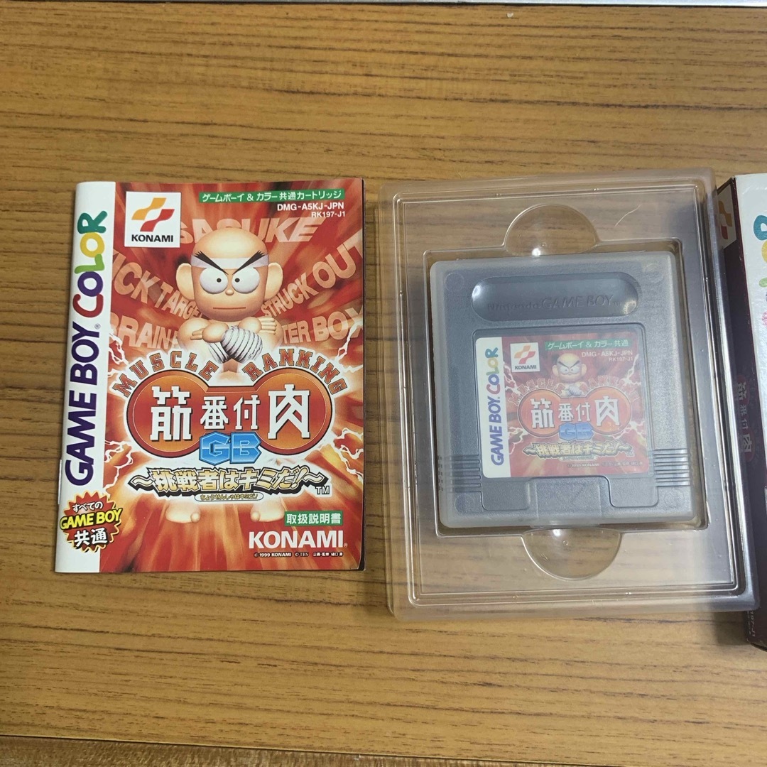 ゲームボーイカラー　筋肉番付 エンタメ/ホビーのゲームソフト/ゲーム機本体(携帯用ゲームソフト)の商品写真
