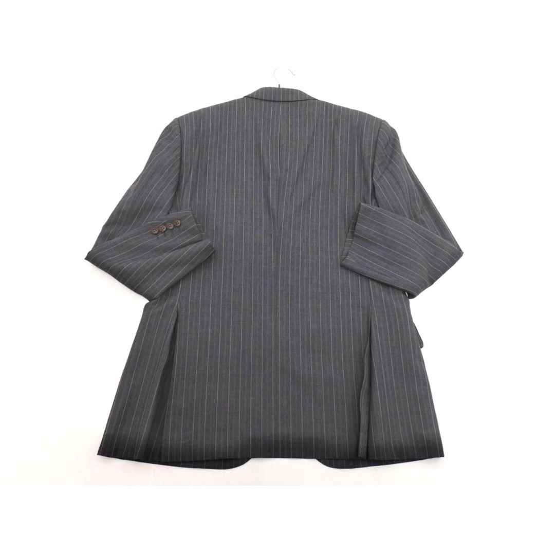 BURBERRY(バーバリー)のBURBERRY バーバリー ストライプ セットアップ ジャケット パンツ スーツ sizeAB6/グレー ■◇◎メンズ メンズのスーツ(セットアップ)の商品写真